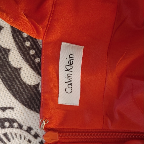 Hot pink cross back dress, Calvin Klein, worn once like brand new - Picture 4 of 4